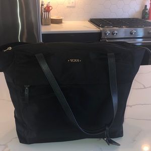 Tumi Black Nylon Tote